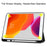 Pattern Printing Tri-Fold Stand TPU and Leather Smart Tablet Case with Apple Pencil Slot for iPad 10.2 (2021) / (2020) / (2019) - Don't Touch Me - 4