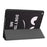 Pattern Printing Tri-Fold Stand TPU and Leather Smart Tablet Case with Apple Pencil Slot for iPad 10.2 (2021) / (2020) / (2019) - Don't Touch Me - 5