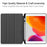 Pattern Printing Tri-Fold Stand TPU and Leather Smart Tablet Case with Apple Pencil Slot for iPad 10.2 (2021) / (2020) / (2019) - Don't Touch Me - 6