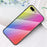 Carbon Fiber Surface Tempered Glass + PC + TPU Cell Casing for iPhone 8 Plus / 7 Plus 5.5 inch - Colorful Fiber - 1