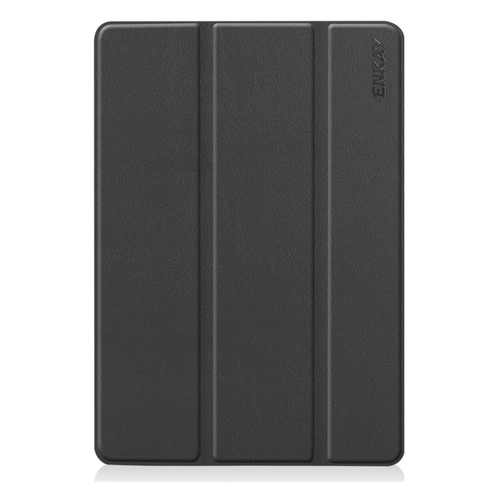 ENKAY HAT PRINCE Smart Leather Cover Shell with Tri-fold Stand Casing for iPad 10.2 (2021)/(2020)/(2019) - Black - 2