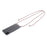 Drop-resistant TPU + Acrylic + Textile Strap Anti-fall Shell for iPhone 11 6.1-inch - Pink/Stripe - 1