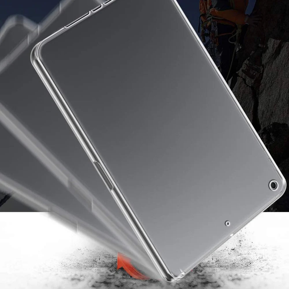 For iPad 10.2 (2021)/(2020)/(2019) Clear Transparent TPU Cover Mobile Phone Case Phone Covering Shell - 7