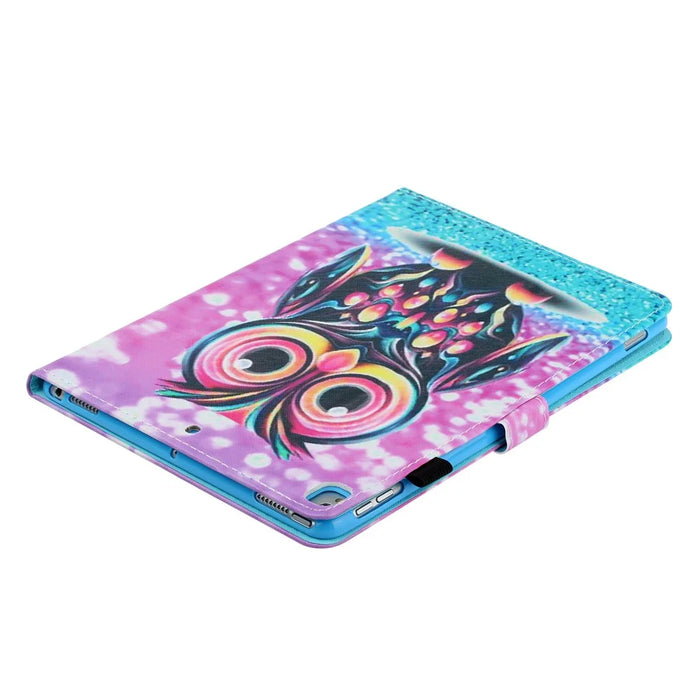 Printing PU Leather Stylish Tablet Casing for iPad 10.2 (2021)/(2020)/(2019) - Owl - 6