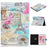 Pattern Printing PU Leather TPU Stand Tablet Casing with Card Slots for iPad 10.2 (2021)/(2020)/(2019) - Iron Tower - 1