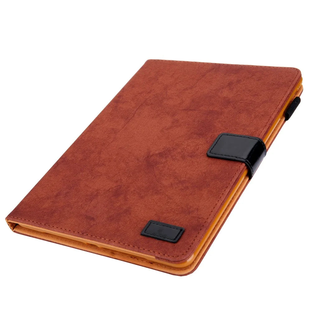 PU Leather Tablet Case with Card Slots for Apple iPad 10.2 (2021)/(2020)/(2019)/Pro 10.5-inch (2017)/Air 10.5 inch (2019) - Brown - 3