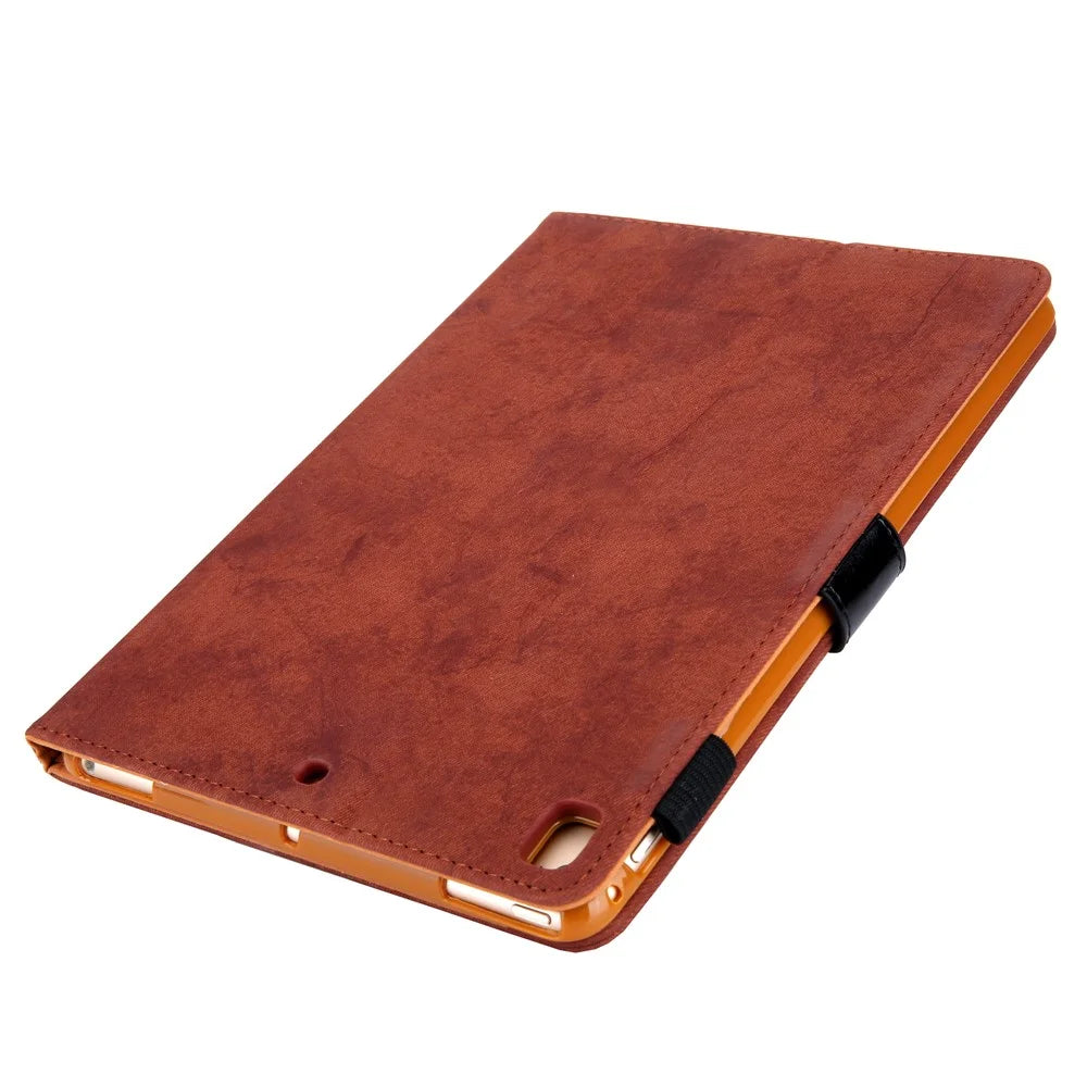 PU Leather Tablet Case with Card Slots for Apple iPad 10.2 (2021)/(2020)/(2019)/Pro 10.5-inch (2017)/Air 10.5 inch (2019) - Brown - 4