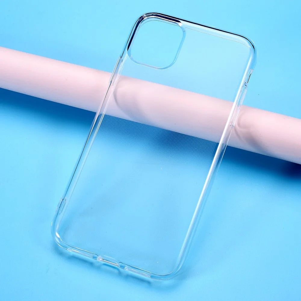 Transparent Non-Slip Inner Thicken Soft TPU Case for iPhone 11 6.1-inch - 2