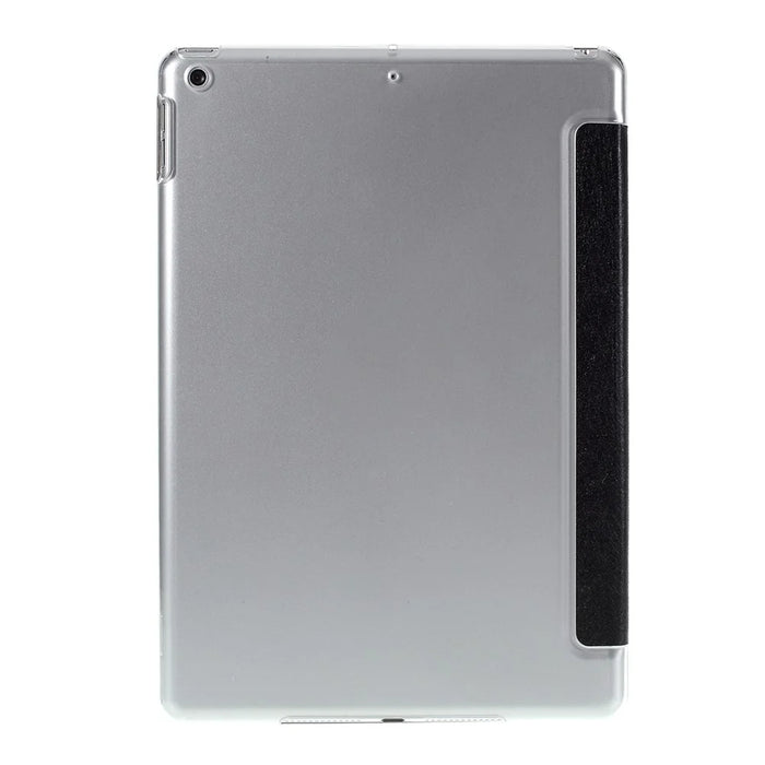 Silk Style Smart Origami Stand Leather Tablet Cover for iPad 10.2 (2021)/(2020)/(2019) - Black - 3