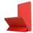 Tri-fold Stand Silicone + Leather Universal Protective Tablet Cover with Auto Wake / Sleep for iPad 10.2 (2021) / (2020) / (2019) - Red - 1
