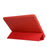 Tri-fold Stand Silicone + Leather Universal Protective Tablet Cover with Auto Wake / Sleep for iPad 10.2 (2021) / (2020) / (2019) - Red - 6