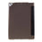 Slim Case for iPad 10.2 (2021)/(2020)/(2019) PU Leather Shockproof Tablet Cover Tri-fold Stand Protector with Silk Texture Auto Sleep/Wake Function - Black - 3