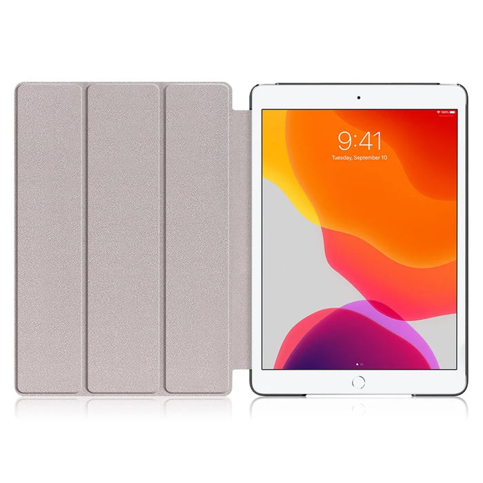 Pattern Printing PU Leather Smart Auto-Wake/Sleep Tri-fold Stand Tablet Shell for iPad 10.2 (2021)/(2020)/(2019) - Cartoon Graffiti - 2