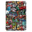 Pattern Printing PU Leather Smart Auto-Wake/Sleep Tri-fold Stand Tablet Shell for iPad 10.2 (2021)/(2020)/(2019) - Cartoon Graffiti - 6