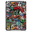 Pattern Printing PU Leather Smart Auto-Wake/Sleep Tri-fold Stand Tablet Shell for iPad 10.2 (2021)/(2020)/(2019) - Cartoon Graffiti - 7