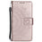 Imprint Flower Leather Wallet Case for iPhone 6s/6 4.7-inch - Rose Gold - 2