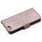 Imprint Flower Leather Wallet Case for iPhone 6s/6 4.7-inch - Rose Gold - 6