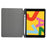 Marble Texture Tri-fold Leather Tablet Cover with Pen Slot for iPad 10.2 (2021)/(2020)/(2019) - Light Grey - 3