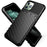 Thunder Series Twill Texture Soft TPU Back Shell for iPhone 11 Pro 5.8 inch - Black - 2