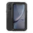 LOVE MEI Metal + Silicone Phone Case with Temepered Glass Film Shock-proof Drop-proof Cover for iPhone 11 Pro 5.8 inch - Black - 1