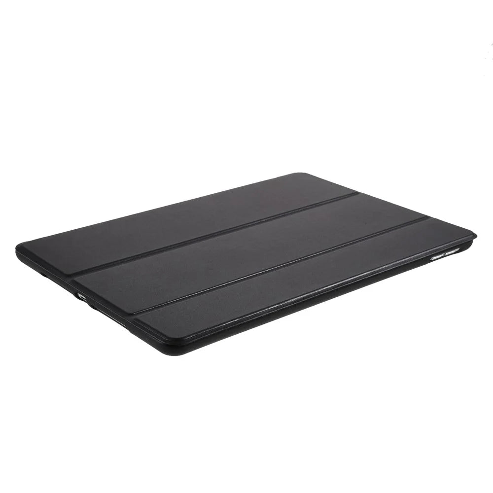 Tri-fold Leather Stand Tablet Case Cover Shell Heat-Dissipate Honeycomb Inner for iPad 10.2 (2021)/(2020)/(2019) - Black - 5
