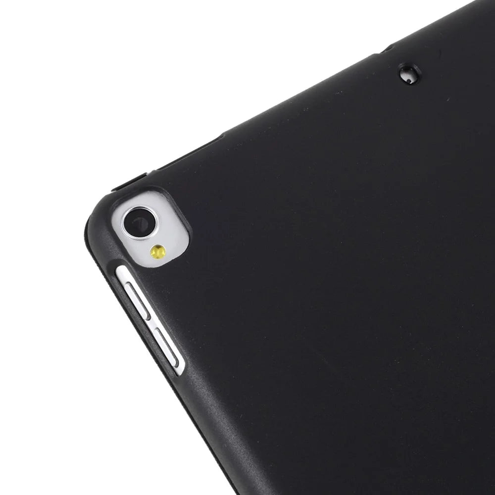 Tri-fold Leather Stand Tablet Case Cover Shell Heat-Dissipate Honeycomb Inner for iPad 10.2 (2021)/(2020)/(2019) - Black - 7