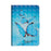 Light Spot Decor Patterned Wallet Leather Smart Cover for iPad 10.2 (2021)/(2020)/(2019) - Blue Butterfly - 1