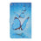 Light Spot Decor Patterned Wallet Leather Smart Cover for iPad 10.2 (2021)/(2020)/(2019) - Blue Butterfly - 2