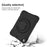 Tablet Case for iPad 10.2 (2021) / (2020) / (2019) Swivel Handle Kickstand PC + Silicone Protection Cover - All Black - 5