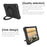 Tablet Case for iPad 10.2 (2021) / (2020) / (2019) Swivel Handle Kickstand PC + Silicone Protection Cover - All Black - 7