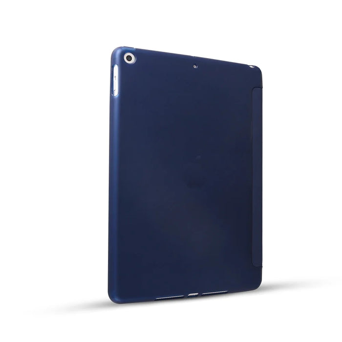 Leather Case for iPad 10.2 (2021) / (2020) / (2019) Origami Stand Tablet Protective Shell - Dark Blue - 4