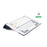 Leather Case for iPad 10.2 (2021) / (2020) / (2019) Origami Stand Tablet Protective Shell - Dark Blue - 6