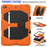Anti-scratch Shockproof Kickstand PC+Silicone Tablet Hybrid Case for iPad 10.2 (2020)/(2019) - Orange - 3