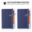 Tri-fold Plastic+PU Leather Tablet Case for iPad 10.2 (2021)/(2020)/(2019) - Dark Blue - 2