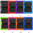 For iPad 10.2 (2020) / (2019) 360° Swivel Kickstand PC + Silicone Tablet Case Hand Strap Protective Cover with Shoulder Strap - All Black - 7