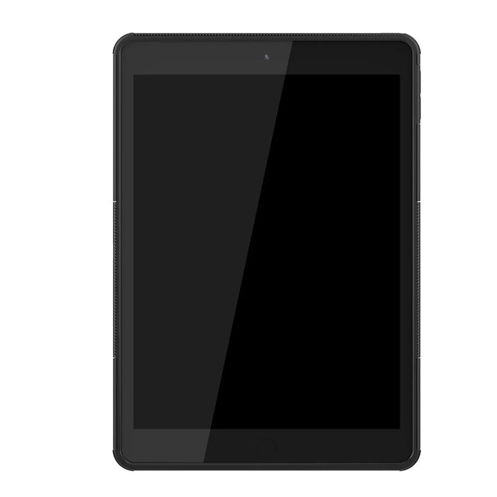 Anti-slip PC + TPU Hybrid Case with Kickstand for iPad 10.2 (2021)/(2020)/(2019) - Black - 5