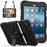 360° Swivel Handy Strap PC Silicone Kickstand Case with Shoulder Strap + Screen Protector for iPad mini (2019) 7.9 inch / mini 4 - Black - 1