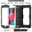 360° Swivel Handy Strap PC Silicone Kickstand Case with Shoulder Strap + Screen Protector for iPad mini (2019) 7.9 inch / mini 4 - Black - 4