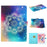 Patterned Leather Card Holder Stand Tablet Protective Casing for iPad 10.2 (2021)/(2020)/(2019) - Stars Decor Flower - 1