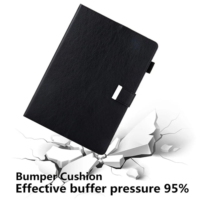 Multiple Viewing Foldable Stand Leather Wallet Tablet Case for iPad 10.2 (2021)/(2020)/(2019)/Pro 10.5-inch (2017)/Air 10.5 inch (2019) - Black - 2