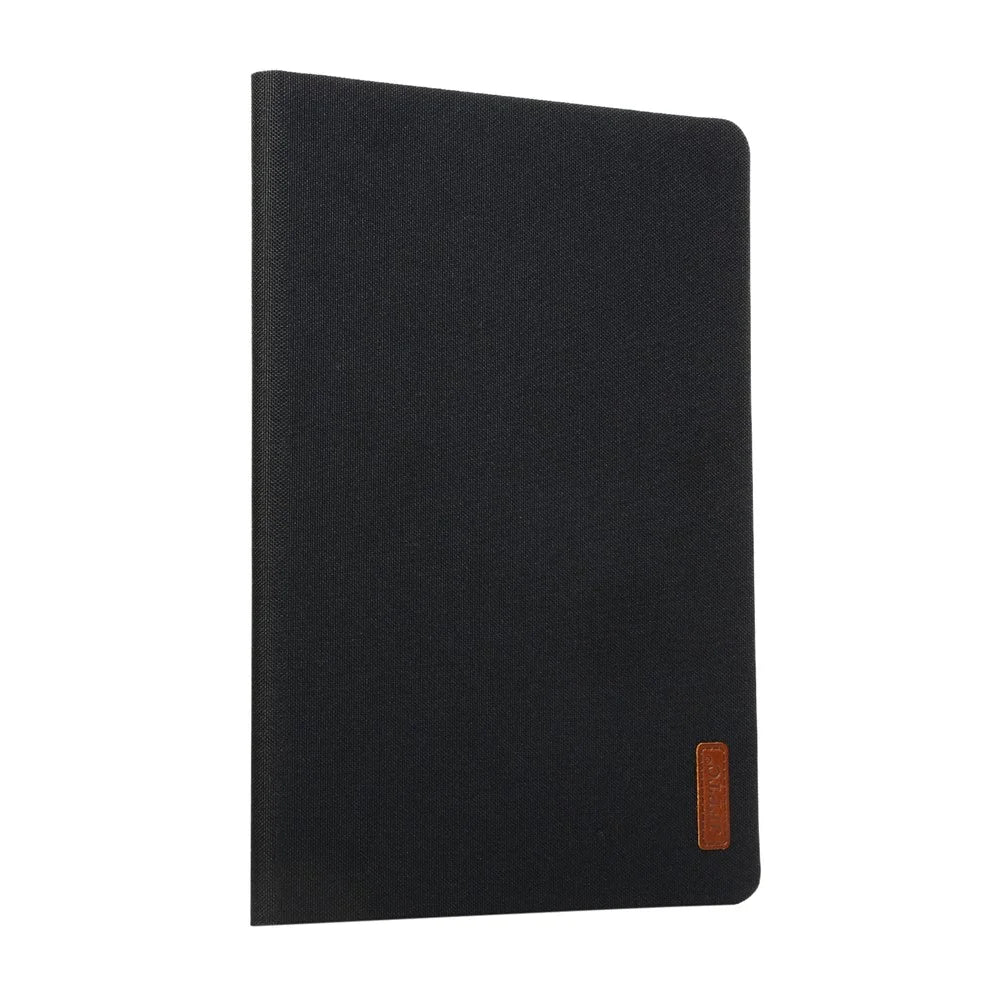 JFPTC Cloth Texture Smart Stand Leather Tablet Case Shell for iPad 10.2 (2021)/(2020)/(2019) - Black - 2