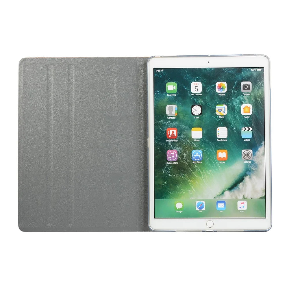 JFPTC Cloth Texture Smart Stand Leather Tablet Case Shell for iPad 10.2 (2021)/(2020)/(2019) - Black - 7
