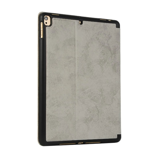 For iPad 10.2 (2021)/(2020)/(2019) Protective Case Auto Wake/Sleep Leather Wallet Stand Tablet Cover with Pen Slot - Grey - 2
