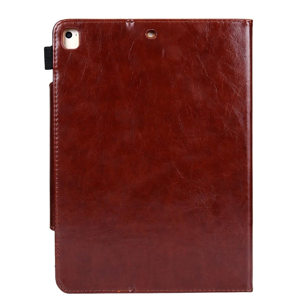 Crazy Horse Texture Stand Card Slots PU Leather Tablet Cover for iPad 10.2 (2021)/(2020)/(2019) / iPad Pro 10.5-inch (2017) / iPad Air 10.5 inch (2019) - Brown - 2