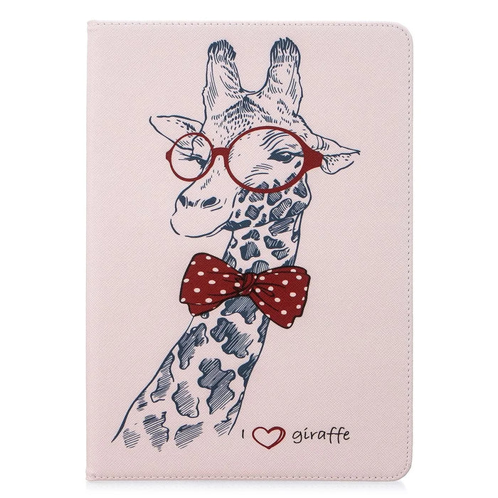 Pattern Printing Wallet Stand Leather Tablet Case for iPad 10.2 (2021)/(2020)/(2019) - Giraffe - 2