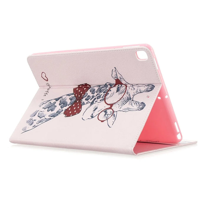 Pattern Printing Wallet Stand Leather Tablet Case for iPad 10.2 (2021)/(2020)/(2019) - Giraffe - 4