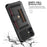 TPU+PU Leather Phone Case with Card Slot and Elastic Finger Ring Strap for iPhone 11 6.1-inch - Black - 5