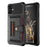 TPU+PU Leather Phone Case with Card Slot and Elastic Finger Ring Strap for iPhone 11 6.1-inch - Black - 7