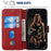 For iPhone X/XS 5.8 inch Solid Color Flip Leather Wallet Mobile Phone Shell - Red - 6