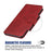 For iPhone X/XS 5.8 inch Solid Color Flip Leather Wallet Mobile Phone Shell - Red - 7